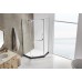 B33 Neo Angle Hinged Shower Door 36"W X 36"W X 72"H (3/8" Thickness)