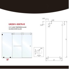 GDS01 RETURN PANEL & HARDWARE KIT 