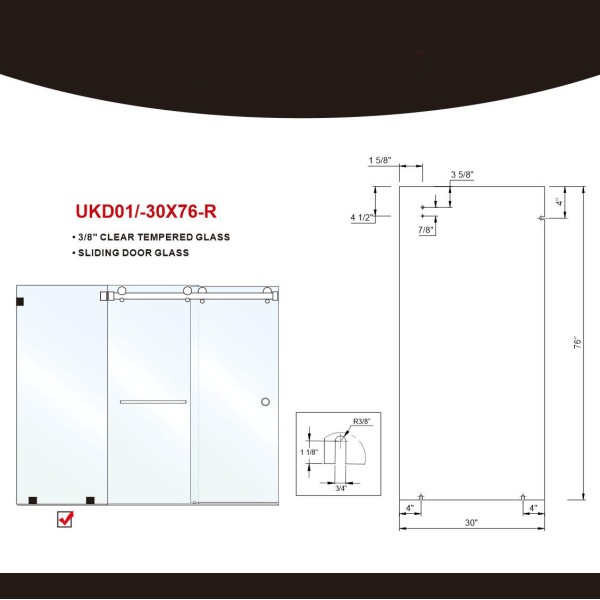 GDS01 RETURN PANEL & HARDWARE KIT 