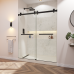 55" GDS-01 Series Frameless Bypass Shower Door with Nano Coating (3/8" Thickness)